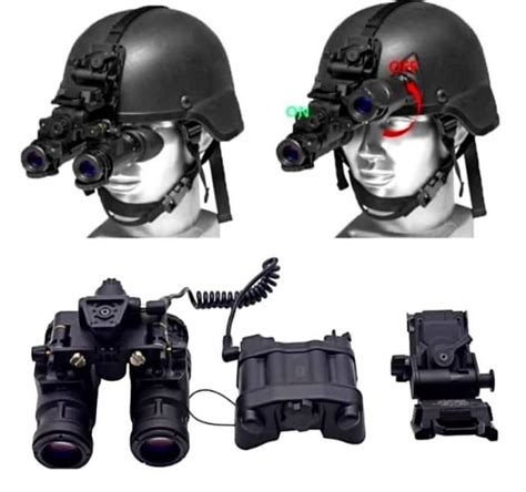 TBHM 31N Gen3 Helmet Mounted Night Vision Scope Binoculars For Hunting