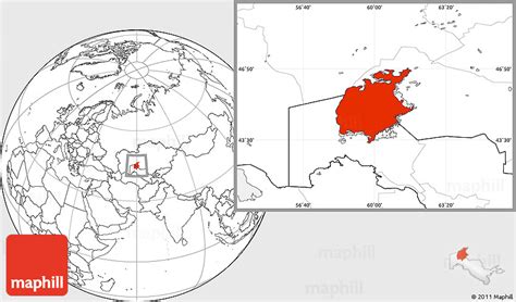 Aral Sea World Map – Map Vector