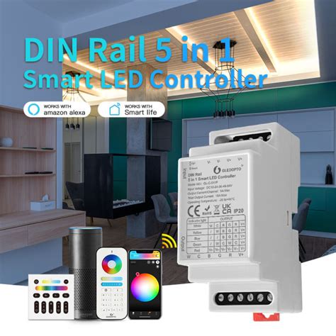 Gledopto Zigbee Bulb Controller Dc V Din Rail In Rgbcct