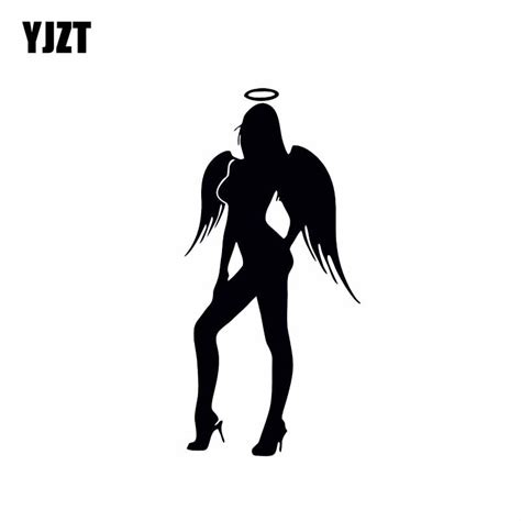 Jual Sexy Naked Angel Decal Siluet Desain Meliputi Tubuh Stiker Mobil