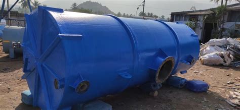 Manual 1000 5000 L PP FRP Acid Storage Tank 0 100 Psi At Rs 25 Litre