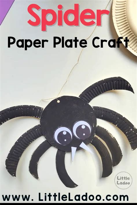 Paper Plate Spider Craft Free Template