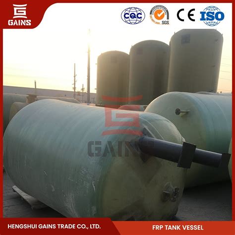 Gains 10000L HDPE Chemical Storage Tank Fabricators GRP Tanks China FRP