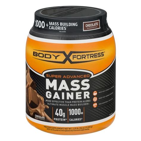 Body Fortress Super Advanced Mass Gainer 36 Oz Instacart