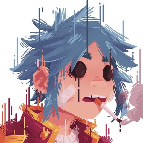 Hyogo Pretty Art Cute Art 2d And Murdoc Gorillaz Fan Art Character