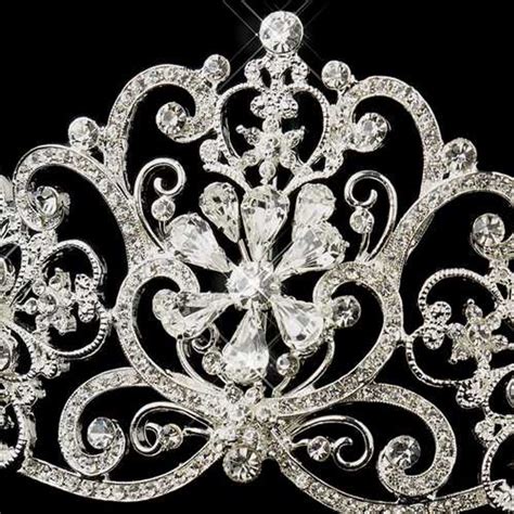 Silver Plated 2 1/2" Royal Wedding or Quinceanera Tiara