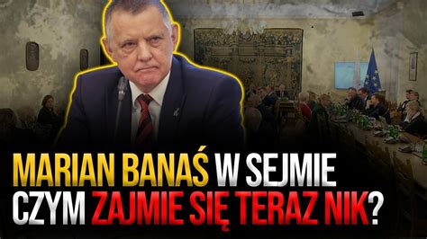 Marian Banaś w Sejmie Czym zajmie się teraz NIK CDA