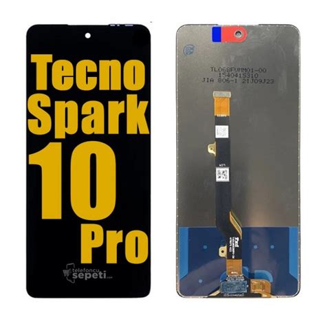 Tecno Spark Pro Ekran Dokunmatik Siyah Tas Z A Plus Kalite Ts