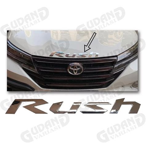 Jual Emblem Kap Mesin Rush Shopee Indonesia