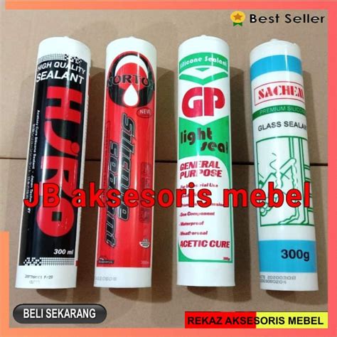 Jual Lem Kaca Silikon Botol Gr Sealant Tabung Aquarium Ml