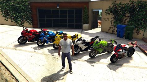 Gta Stealing Luxury Bikes With Franklin Most Expensive Real Bikes