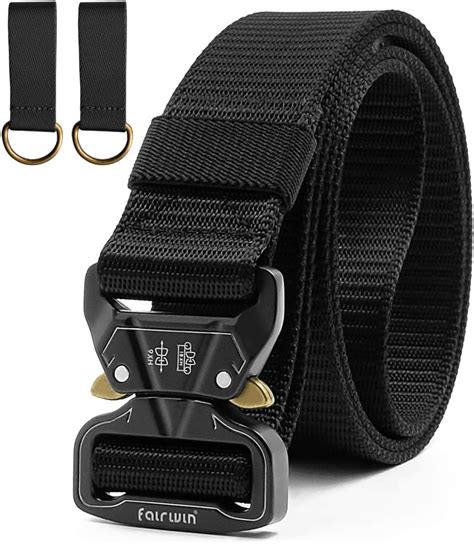 Amazon Fairwin Tactical Belts For Men Inch Nylon Web Belt