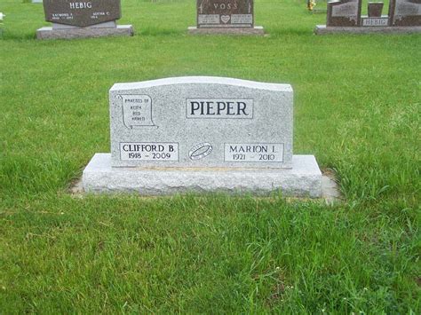 Clifford Bernard Pieper M Morial Find A Grave