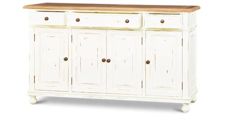 Farmhouse Sideboard - White Harvest & Driftwood | Old Cannery Furnitur