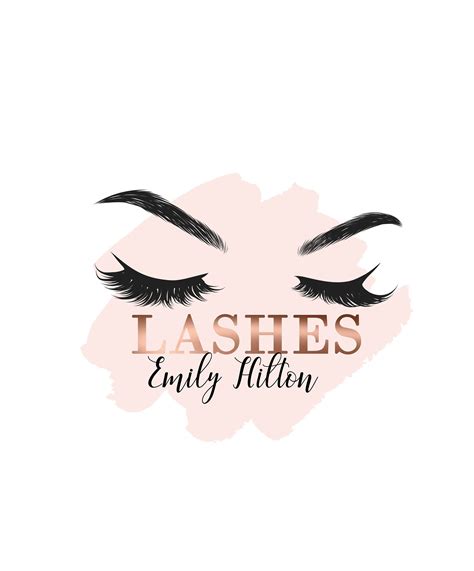 Lash Extensions Logo Lashes Logo Eyelashes Logo Eyelash Etsy