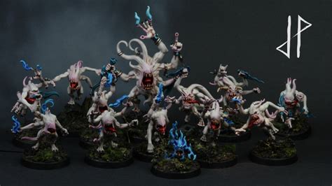 Chaos Daemons Horrors Pro Painted Tzeentch Unit Warhammer 40000