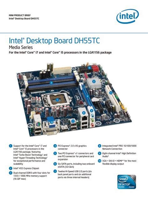 Intel® Desktop Board Dh55tc Thomas Krennag