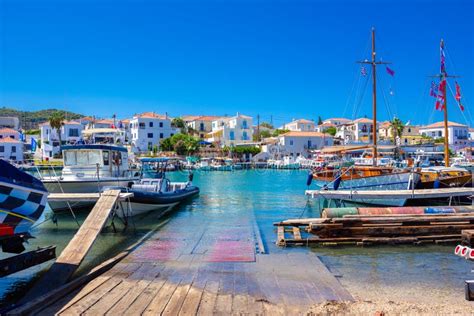 View of the Amazing Island of Spetses, Greece. Editorial Stock Image ...