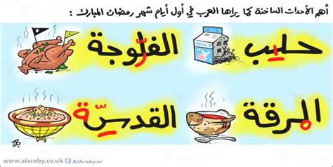 كاريكاتير العربي الجديد كيف يرى العرب الأحداث الساخنة في رمضان