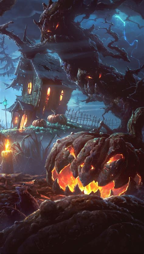 Haunted house in Halloween Wallpaper 4k HD ID:3913