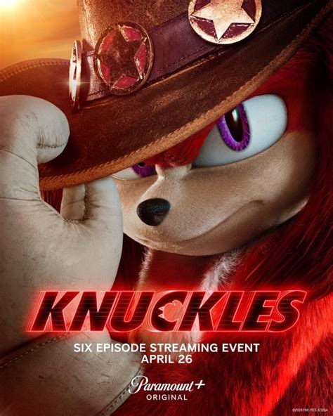 Knuckles Série Ganha Novo Pôster