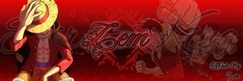 Luffy Banner (3rd) by JustZem on DeviantArt