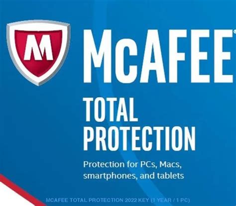 Mcafee Total Protection Key Year Pc Mcafee Total