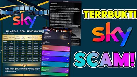 APLIKASI SKY SCAM Minta Laporan Pajak Untuk Syarat Withdraw JANGAN