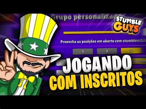 TIO SAN AO VIVOJOGANDO Torneio 4v4 Stumble Guys Ao Vivo TIO SAN