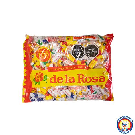 De La Rosa El Autentico Chicle Chewing Gum 100pc Gum