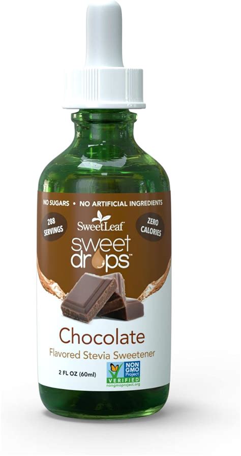 Sweetleaf Sweet Drops Liquid Stevia Sweetener Chocolate Ounce