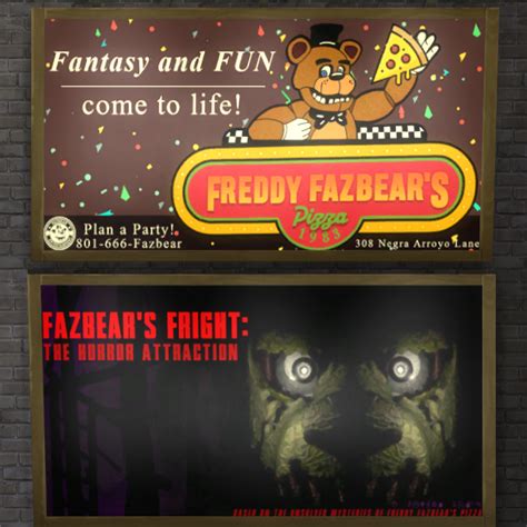 Sims 4 Fnaf Cc Freddy Fazbears Pizza Billboards By Cryptiam On Deviantart