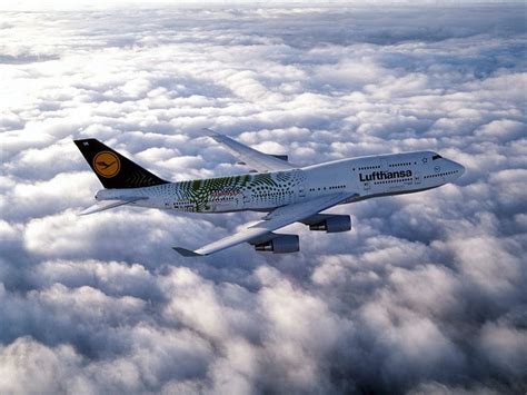 Untitled Boeing Lufthansa Aeroplane Jumbo Jet Hd Wallpaper