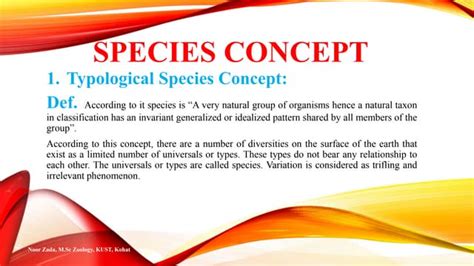 Species concept | PPT