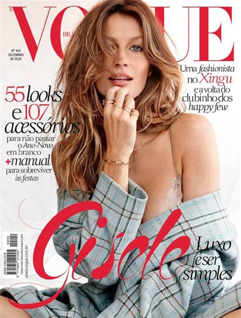 Gisele Bündchen é A Capa De Dezembro Da Vogue Brasil