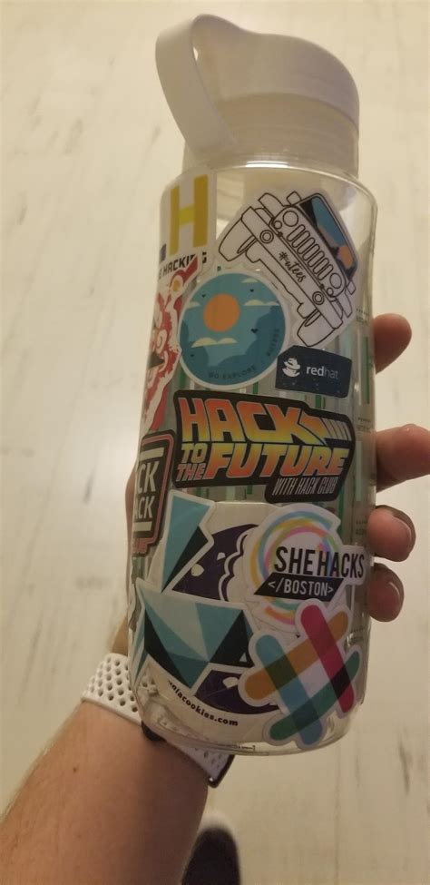 Lost bottle - this one looks loved. In EE main office. : r/Purdue