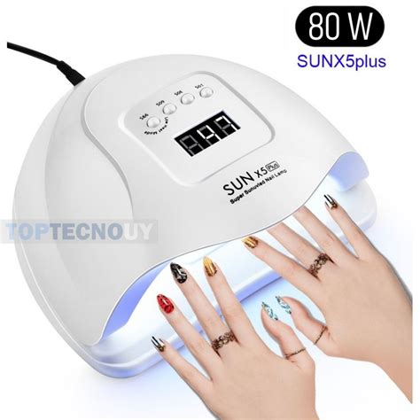 Lampara Uv Led Secador Esmalte De UÑas En Gel Profesional Premium Sun X5 Plus Hogar Moda Y Belleza