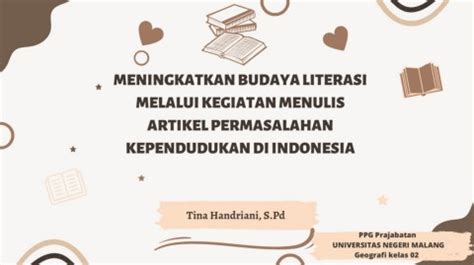 Meningkatkan Budaya Literasi Melalui Kegiatan Menulis Artikel