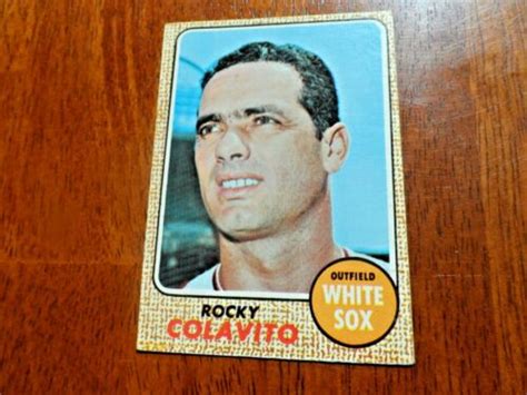 Topps Baseball Rocky Colavito Chicago White Sox Ex J Ebay