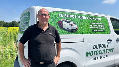 Dupouy Motoculture Benquet Mise Sur Lavenir Des Robots Tondeuses Ici