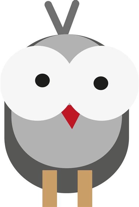 Baby owl, illustration, vector on a white background. 13632145 Vector ...