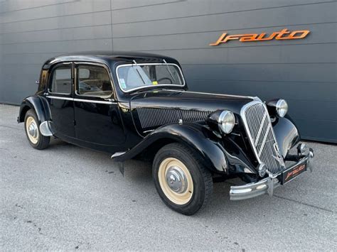 Citroen Traction Six D Berline Noir Occasion Km