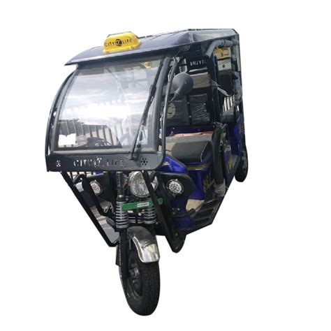 City Life Standard Xv Blue Battery Operated Rickshaw At Rs