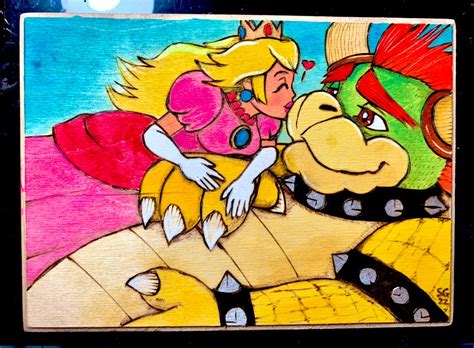 Bowser and Peach by ToadstoolArtistry on DeviantArt