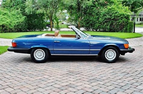 1985 Mercedes Benz 380 SL Convertible Low Miles Simply Beautiful