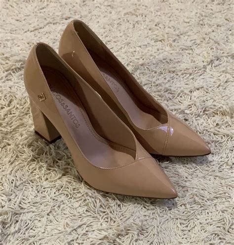 Scarpin Nude Loucos E Santos Sapato Feminino Loucos E Santos Usado