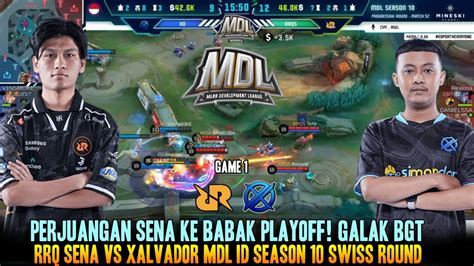 PERJUANGAN SENA KE PLAYOFF GAME 1 RRQ SENA VS XALVADOR OZON MDL ID