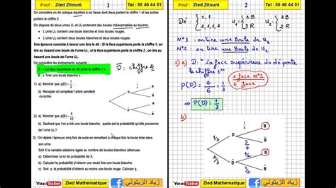 04 Probabilités Correction Bac Science 2021 Session Principale Bac