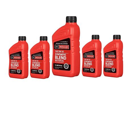 Motorcraft 5W 30 Oil XO5W30Q1SP Pack Of 5 Walmart