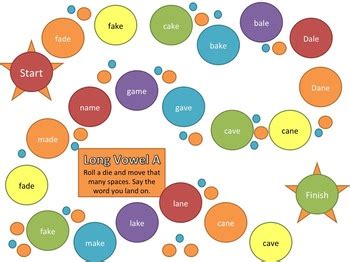 Long Vowel (CVCE) Board Games by hmj | Teachers Pay Teachers